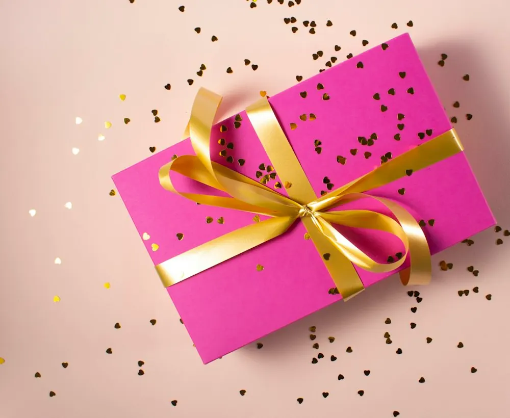 Pink gift box inspiration